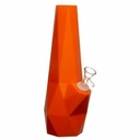 10" Hedged Diamond Silicone Bong