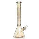 16" Vintage Chrome Glass Bong
