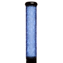 18" Titan Glass Red Indian Skull Bong Blue