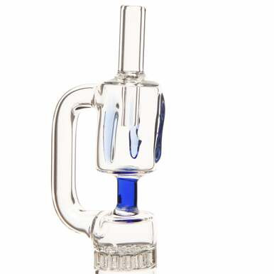 6" Twin Dab Rig with Flat Top With Banger