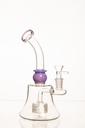 8" Bowl Ring Percolator Glass Bong