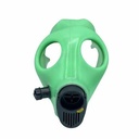 Glow In The Dark Gas Mask w/ Acrylic Pipe