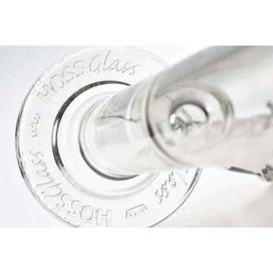 Hoss Glass 14" Flame Polished Straight Waterpipe