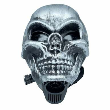 Skull Gas Mask w/ Acrylic Pipe