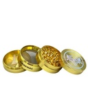 Arsenal Gold Skull 55mm 4-Piece Grinder