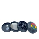 Arsenal Rasta Leaf 52mm 4-Piece Grinder