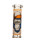 10" Monkey Business Glow In The Dark Glass Beaker
