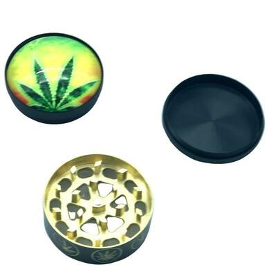 Crystal Top 52mm 3-Piece Grinder