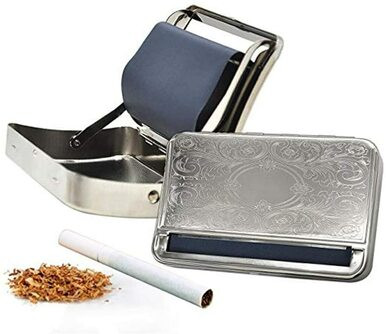 110mm Metal Automatic Cigarette Roller Box - 6ct