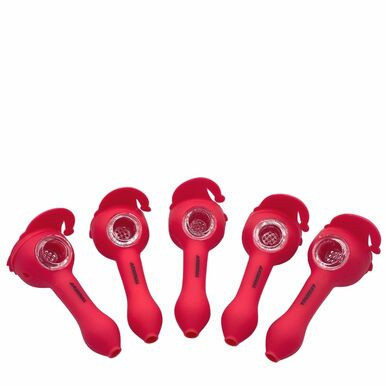 4.5" Silicone Santa Hand Pipe