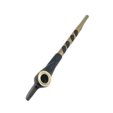 5" Sybek Hook Wooden Hand Pipe - 10ct
