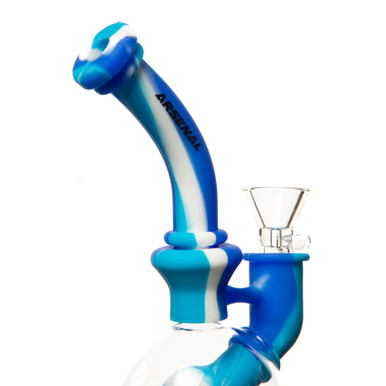 7" Arsenal Glass Ball Shape Water Pipe