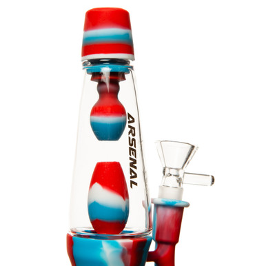 8" Silicone Lava Lamp Water Pipe