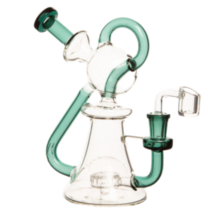 6" 6iX Glass Pyramid Dome Rig w/ Banger