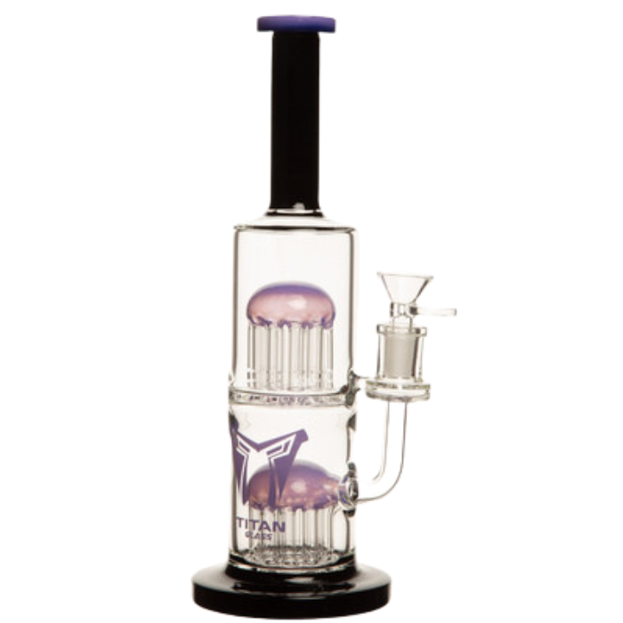 12" Titan Dual Percolator Rig