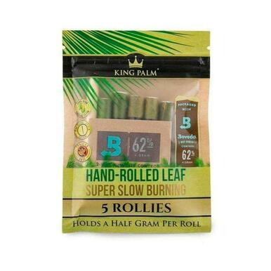 King Palm Organic 5 Rollies Pre-Rolled Wraps - 15ct