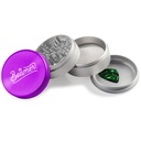 Beamer Crown Logo Aircraft Grade 4pc 63mm Aluminum  Grinder with Guitar Pick