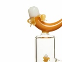 12" Bubu Banana Glass Dab Rig
