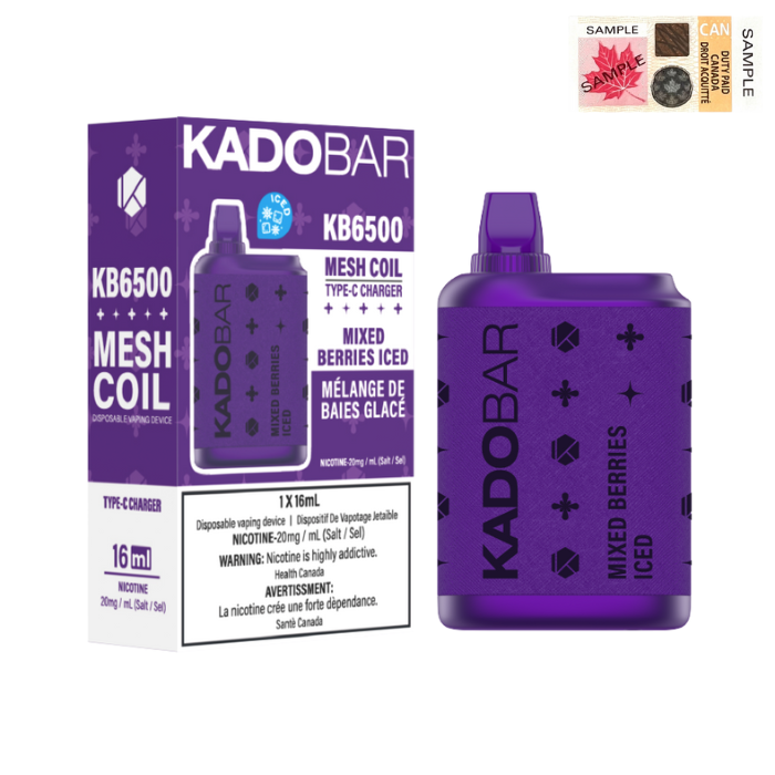 KadoBar 6500 Disposable Vape - 5ct