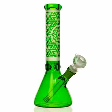 10" 5mm Frosted Demon Glass Bong