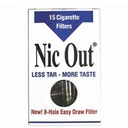 Nic Out 15-Piece Cigarette Filters - 24ct