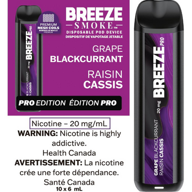 Breeze Pro 2000 Puffs Disposable Pod Device - 10ct