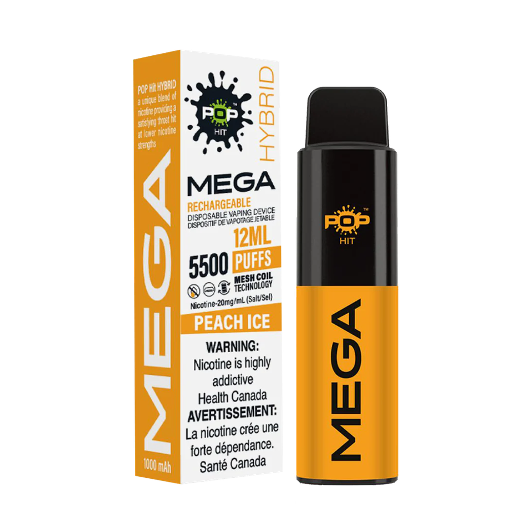 Pop Mega Mesh 5500 Puffs Disposable Vape - 10ct