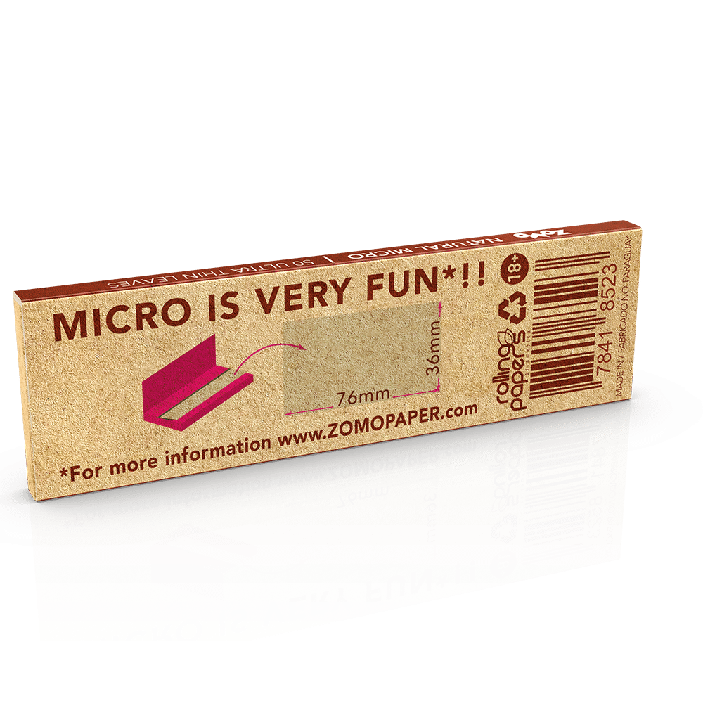 Zomo Natural Micro Rolling Paper - 25ct