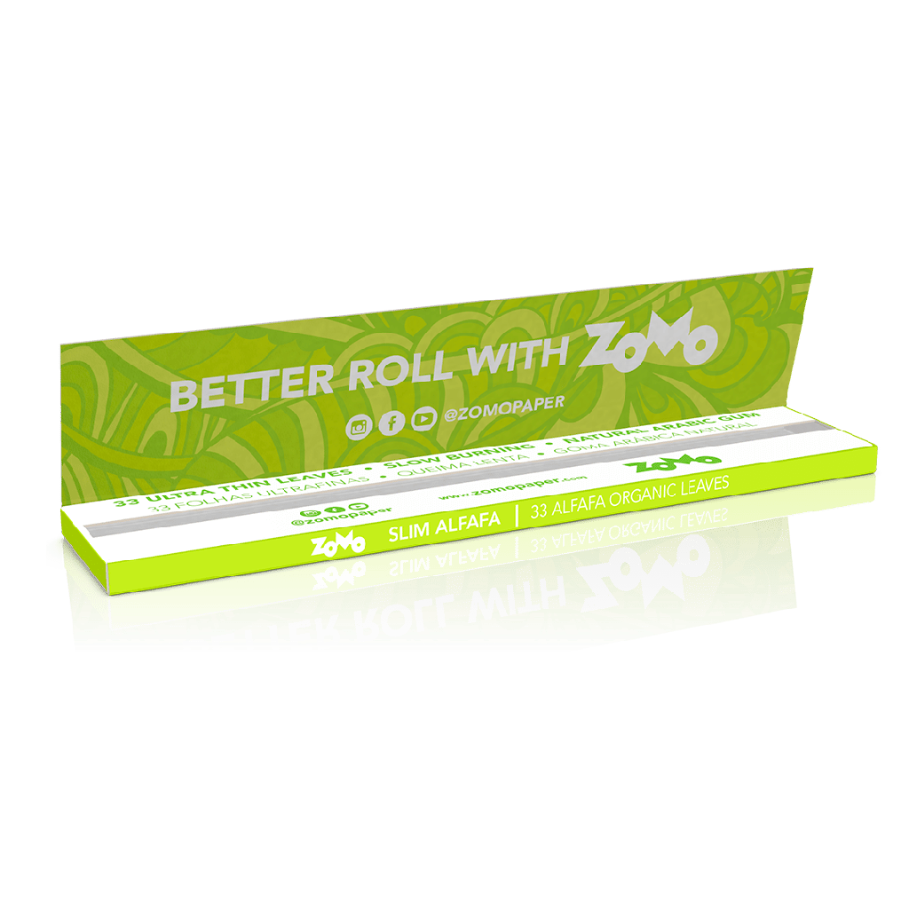 Zomo Slim Alfalfa Rolling Paper - 50ct