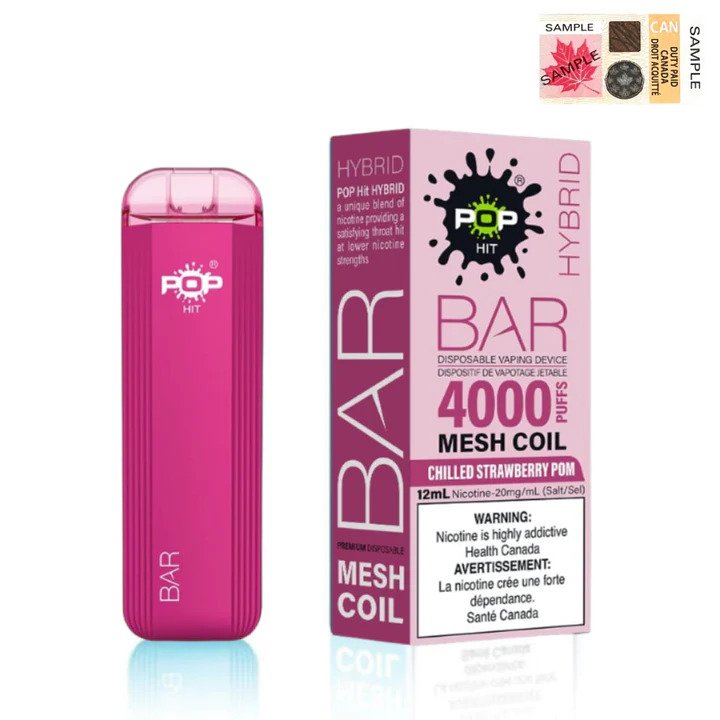 Pop Hybrid Bar 4000 Puff Disposable Vape Device - 5ct