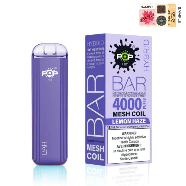 Pop Hybrid Bar 4000 Puff Disposable Vape Device - 5ct