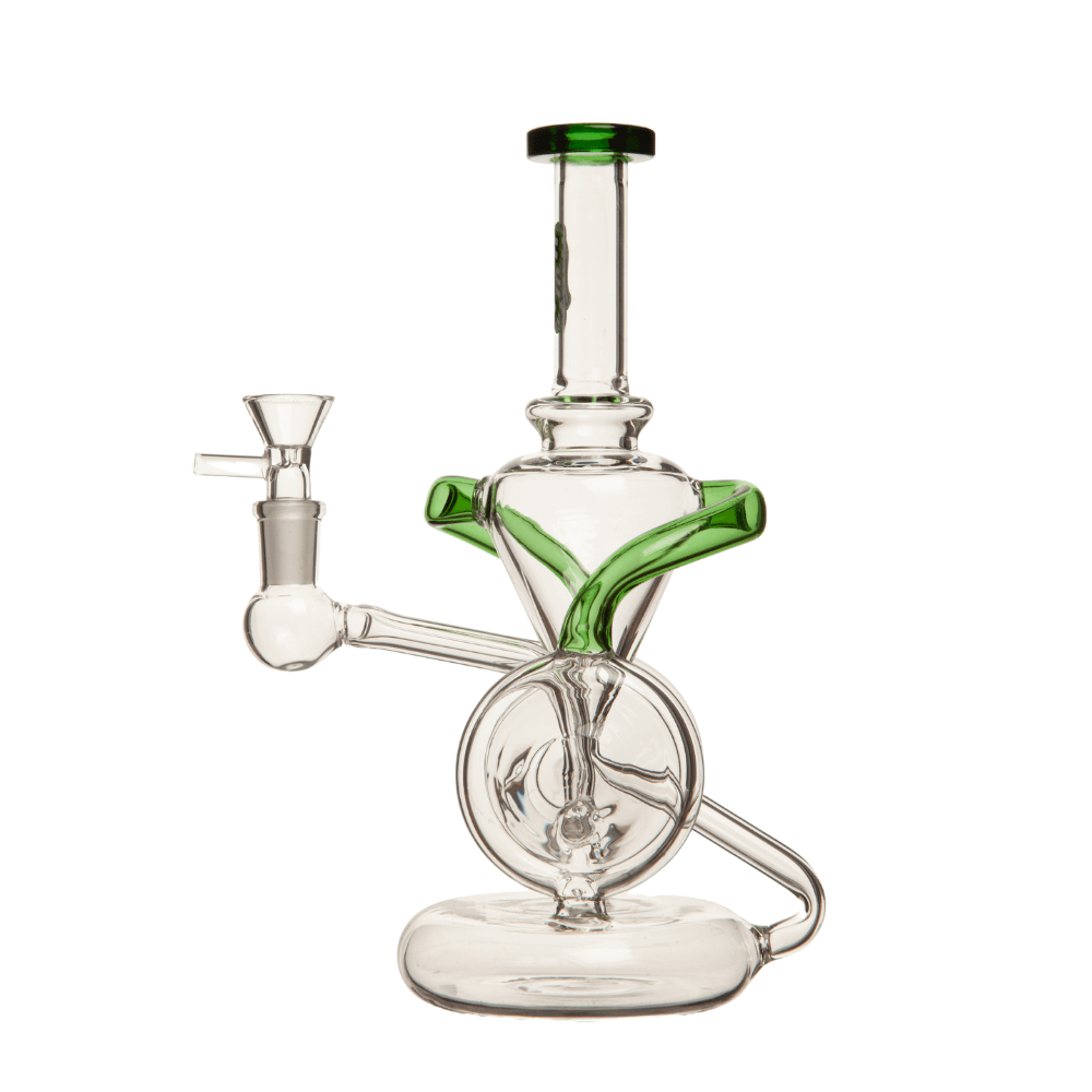 10” Twin Support Funnel Glass Rig