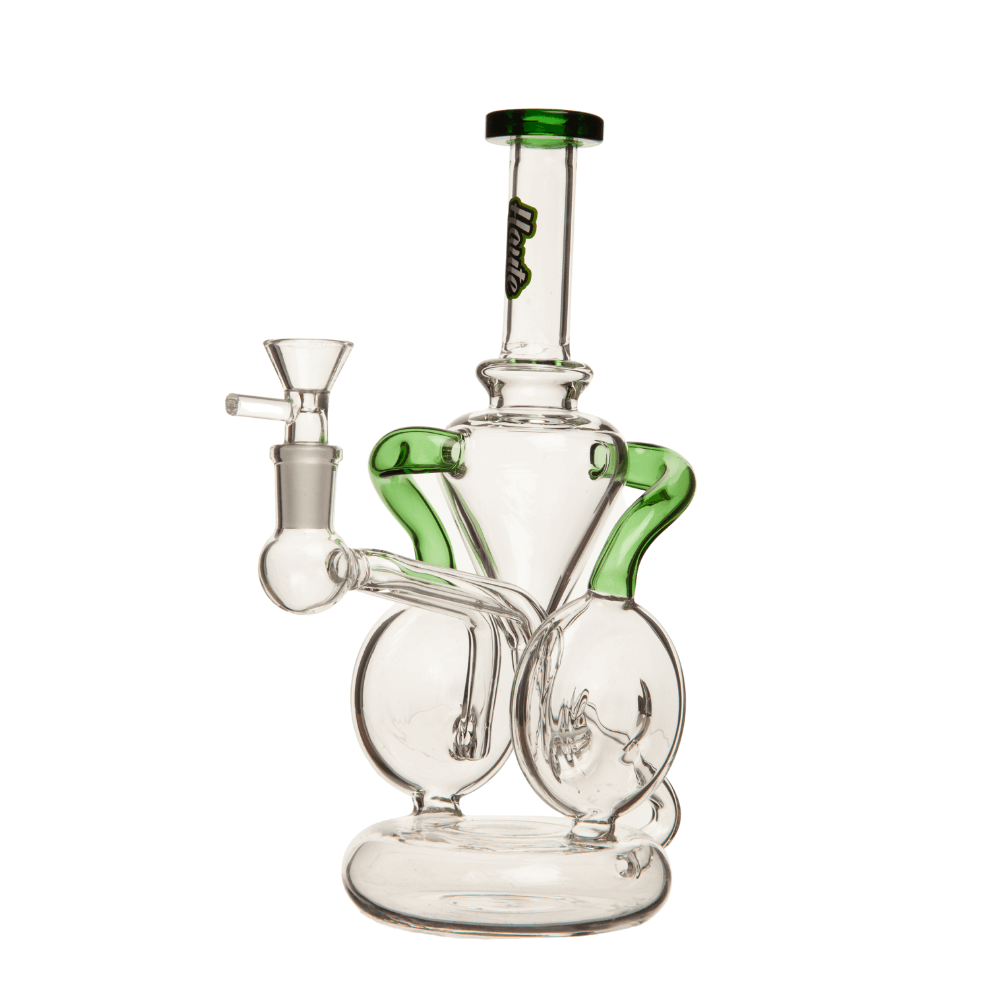 10” Twin Support Funnel Glass Rig