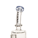 10" Arsenal Granule Cylindrical Clear Glass Rig