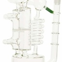 12" Crazy Scientist Spiral Glass Percolator Bong
