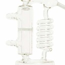 12" Crazy Scientist Spiral Glass Percolator Bong