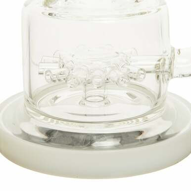 12" Crazy Scientist Spiral Glass Percolator Bong