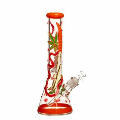 14" 5mm Hollow Dreams Glass Beaker