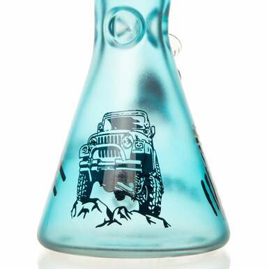 14" 7mm Arsenal Thar Proxima Chrome Glass Bong