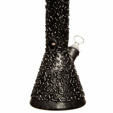 14" 7mm Asphalt Hand Drawing Glass Beaker