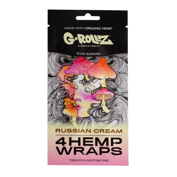 G-Rollz 4x Russian Cream Flavored Hemp Wraps - 15ct