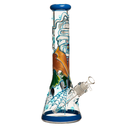 14" 7mm Etched Creatures Glass Bong