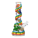 13" Nice Glass 3D-Wrap Rainbow Beaker