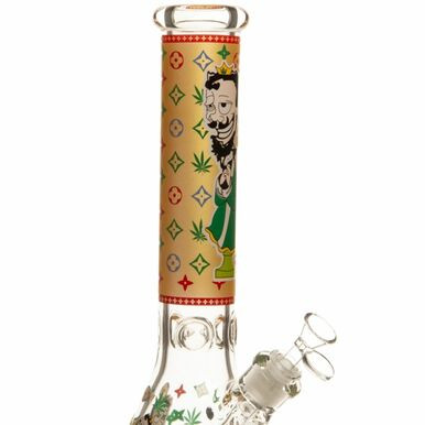 14" 7mm Flunkies Glass Bong