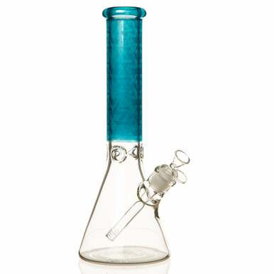 14" 7mm Hedged Lotus Glass Bong