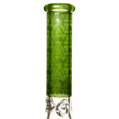 14" 7mm Hedged Lotus Glass Bong