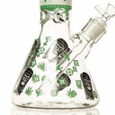 14" 7mm Monkey Glow in the Dark Beaker Bong