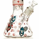 14" 7mm Monkey Glow in the Dark Beaker Bong