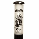14" 7mm Nerd Sandblasted Chrome Glass Bong