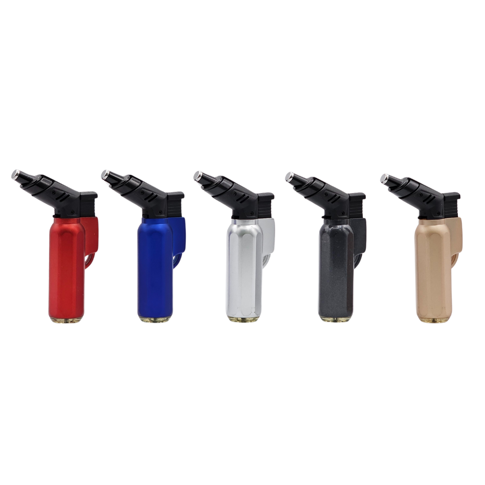 Sky Torch Angle Torch Lighter with Auto Cap & Tamper (SK702T) – 20ct